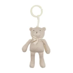Bamboom Pull & Shake Toy - Bear Birch Sand
