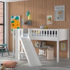 Vipack Scott Hoogslaper - Glijbaan - Wit