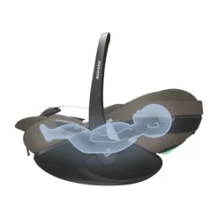 ABC Design Kinderwagen Salsa 5 Air 3-in-1 - Nature | Maxi-Cosi Pebble Autostoel – Nature | Autostoel Adapters