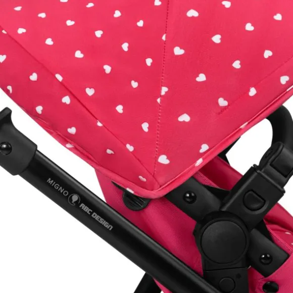 ABC Design Migno Poppenwagen - Berry