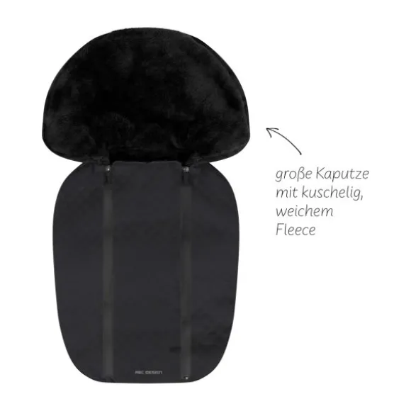 ABC Design Voetenzak Autostoeltje - Black