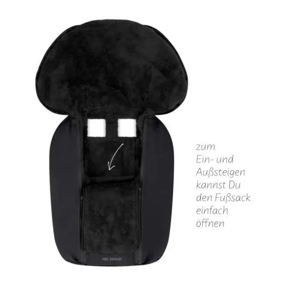 ABC Design Voetenzak Autostoeltje - Black