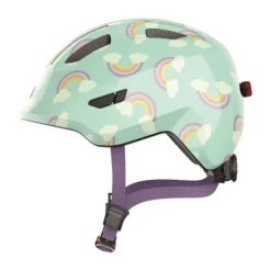 Abus Smiley 3.0 LED Helm Blue Rainbow Mt. M