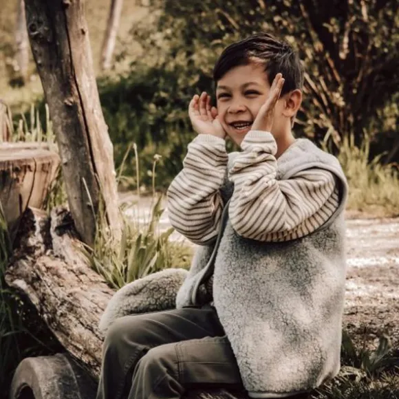 Alwero Gilet - Tyb Light Junior - Maat 92/98 - Grijs