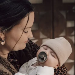 Alwero Merinowol Mutsje - 0-3 Mnd - Beige