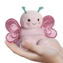 Aurora Palm Pals Vlinder Knuffel – 13 cm