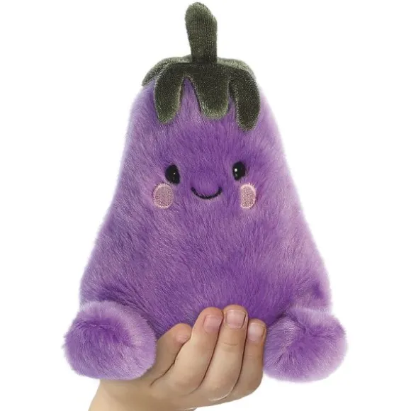 Aurora Palm Pals Aubergine Knuffel - 13 cm