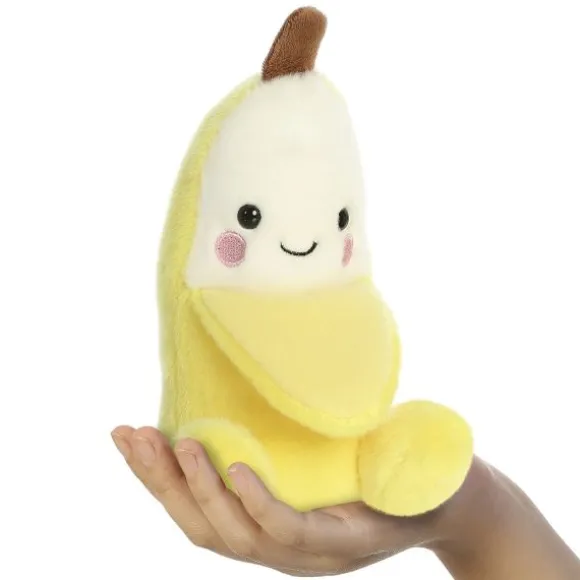 Aurora Palm Pals Banaan Knuffel - 13 cm
