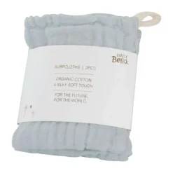 Baby Bello Hydrofiel Monddoek - 2 Stuks - Cashmere Blue