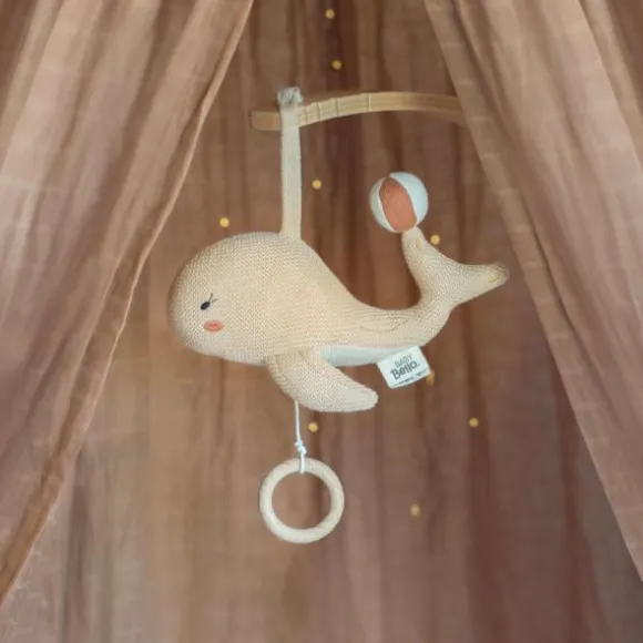 Baby Bello Wally The Whale Muziekmobiel - Sandshell