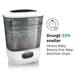 Baby Brezza Flessensterilisator & Droger Advanced - Wit