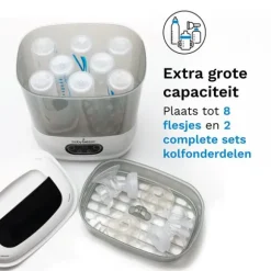 Baby Brezza Flessensterilisator & Droger Advanced - Wit