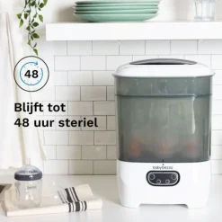 Baby Brezza Flessensterilisator & Droger Advanced - Wit