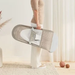 BabyBjörn Balance Soft Wipstoel Mesh Beige / Wit