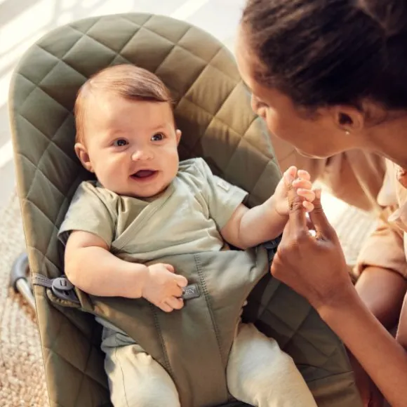 BabyBjörn Bliss Cotton Kroonblad Wipstoel - Donkergroen