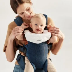 BabyBjörn Harmony 3D Mesh Draagzak Met Slab Marineblauw