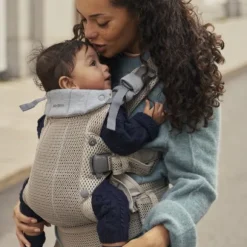 BabyBjörn Harmony Draagzak 3D-Mesh - Grijsbeige