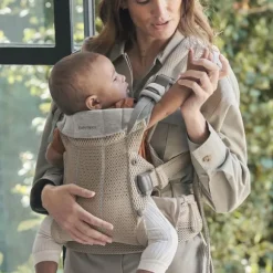 BabyBjörn Harmony Draagzak 3D-Mesh - Grijsbeige