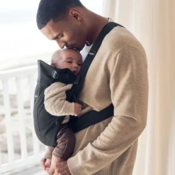 BabyBjörn Mini 3D Mesh Draagzak Donkerblauw