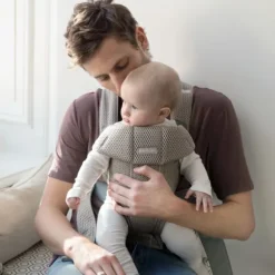 BabyBjörn Mini 3D Mesh Draagzak Donkerblauw