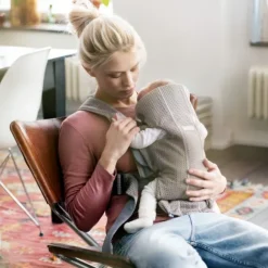 BabyBjörn Mini 3D Mesh Draagzak Donkerblauw