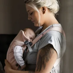 BabyBjörn Mini 3D Mesh Draagzak Donkerblauw