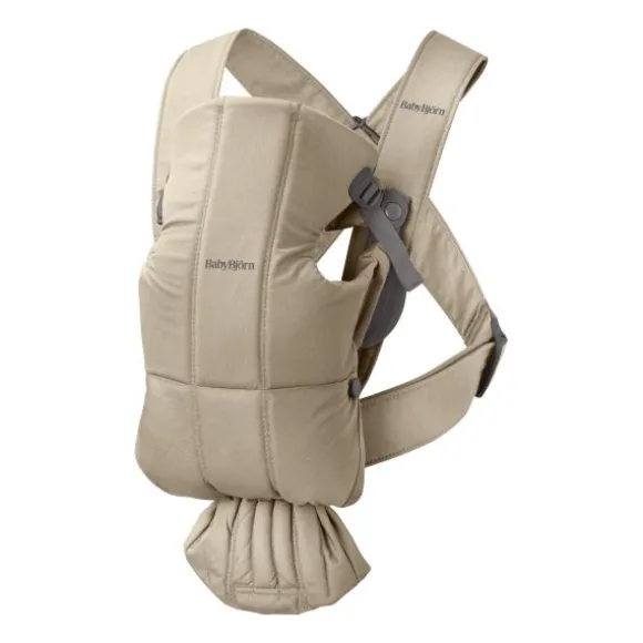 BabyBjörn Mini Geweven Draagzak - Beige