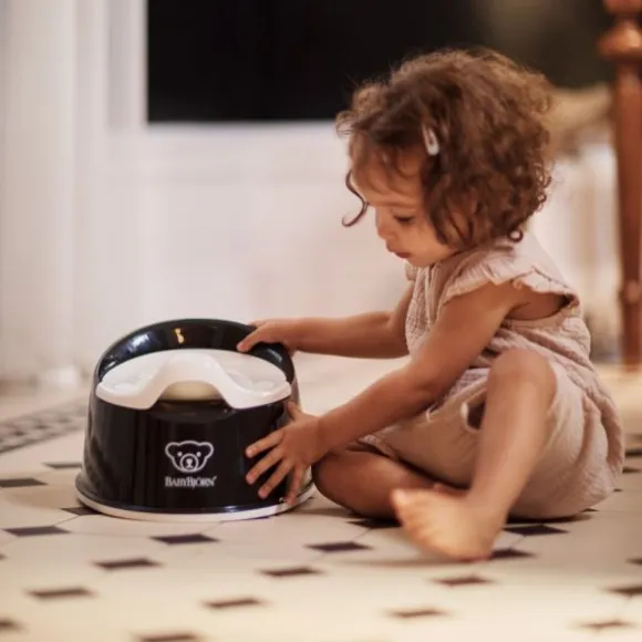 BabyBjörn Pienter Potje Zwart / Wit