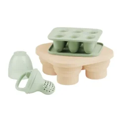 Babymoov Set Silicone Bewaarpotjes + Sabbelaar