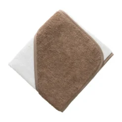 Babypark Badcape Wit / Beige