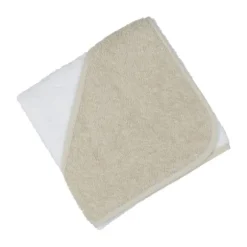 Babypark Badcape Wit / Beige