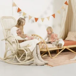 Babypark Exclusief Nora Schommelstoel - Naturel