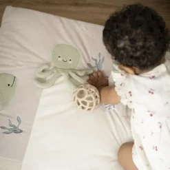 Baby's Only Boxkleed - Animals - 75x95 cm - Laurel Green/Warm Linen