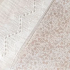 Baby's Only Calm Broderie Wieglaken - 80 x 100 cm - Wit