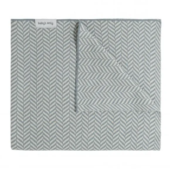 Baby's Only Dawn Ledikantdeken - 100 x 135 cm - Blue/Ecru