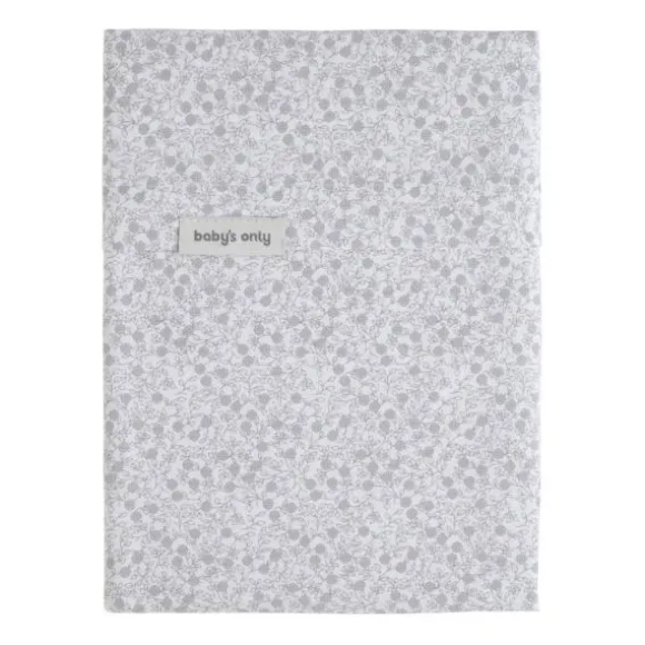 Baby's Only Flower Wieglaken - 80 x 100 cm - Nordic Blue