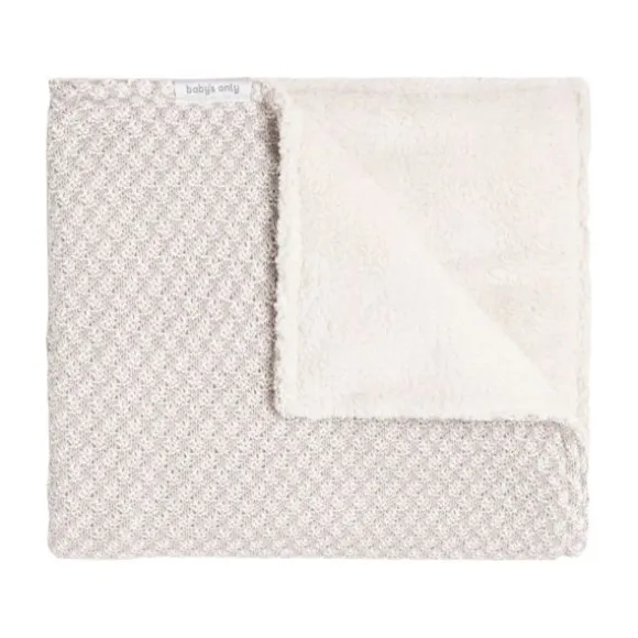 Baby's Only Happiness Ledikantdeken - Oud Roze / Ecru