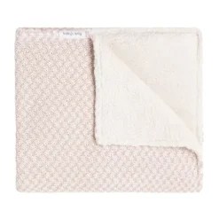 Baby's Only Happiness Wiegdeken - Oud Roze / Ecru