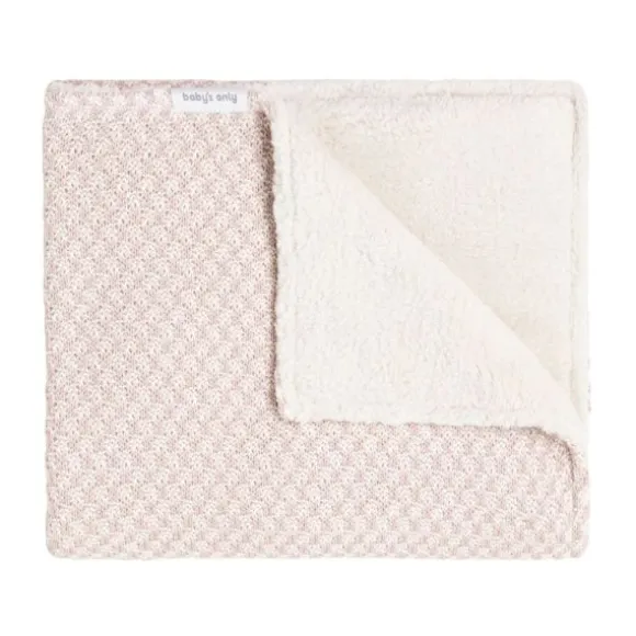 Baby's Only Happiness Wiegdeken - Oud Roze / Ecru