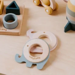 Baby's Only Olifant Bijtring Vintage Blue
