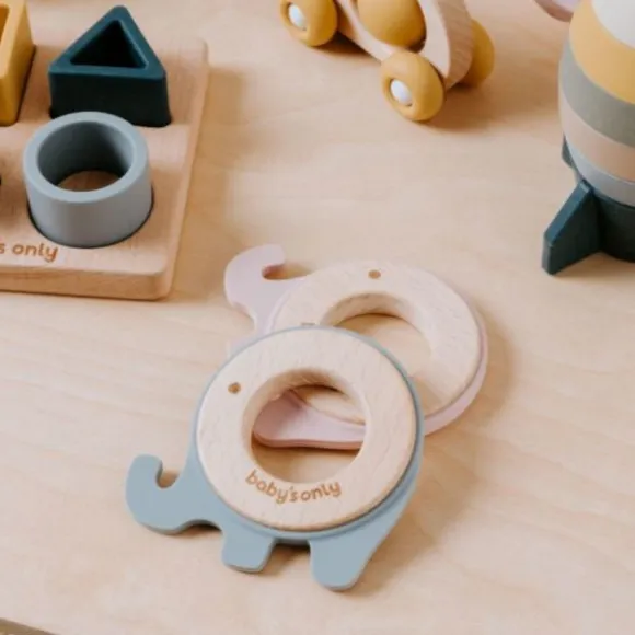 Baby's Only Olifant Bijtring Vintage Blue