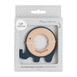 Baby's Only Olifant Bijtring Vintage Blue
