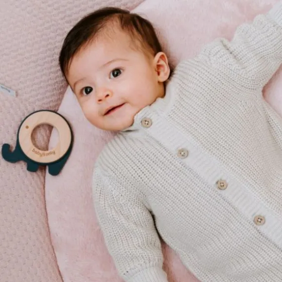 Baby's Only Olifant Bijtring Vintage Blue