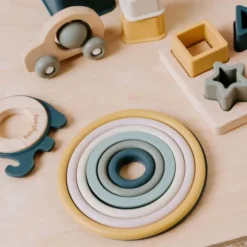 Baby's Only Olifant Bijtring Vintage Blue