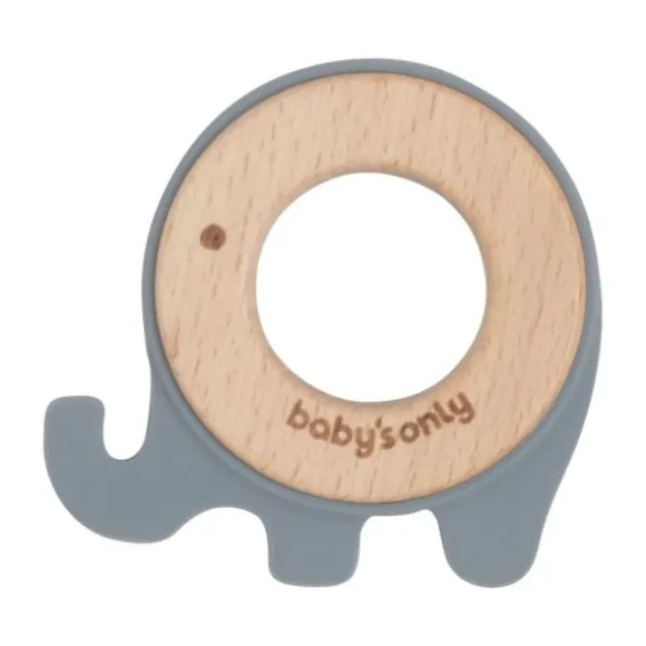 Baby's Only Olifant Bijtring Vintage Blue