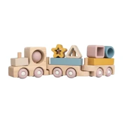 Baby's Only Speelgoedtrein - Hout - Opal