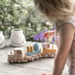 Baby's Only Speelgoedtrein - Hout - Opal