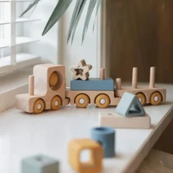 Baby's Only Speelgoedtrein - Hout - Earth