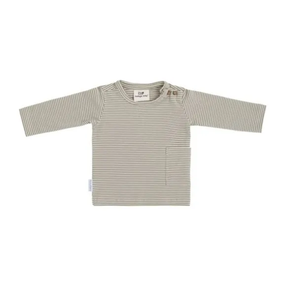 Baby's Only Stripe Truitje - Urban Green - Maat 56