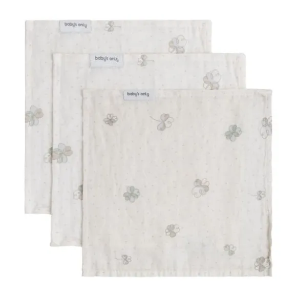 Baby's Only Tender Monddoekje - 3-pack - 30x30 cm - Clover